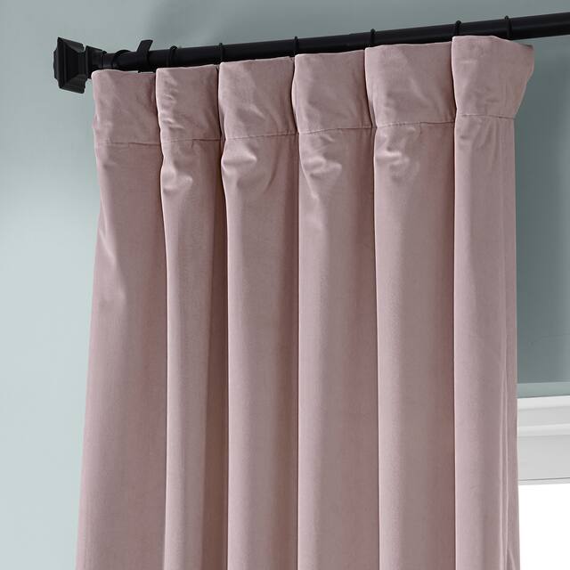 Exclusive Fabrics Heritage Plush Velvet Curtain (1 Panel)