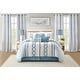 preview thumbnail 14 of 27, Nanshing Trina 15 Piece Boho Embroidered Comforter Set Blue - California King
