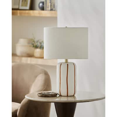 Livabliss Kinki Traditional Accent Table Lamp - 21"H x 13"W x 13"D
