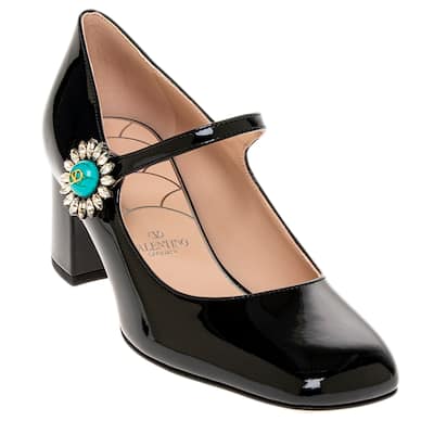 Valentino 55 Embellished Mary Jane Pumps