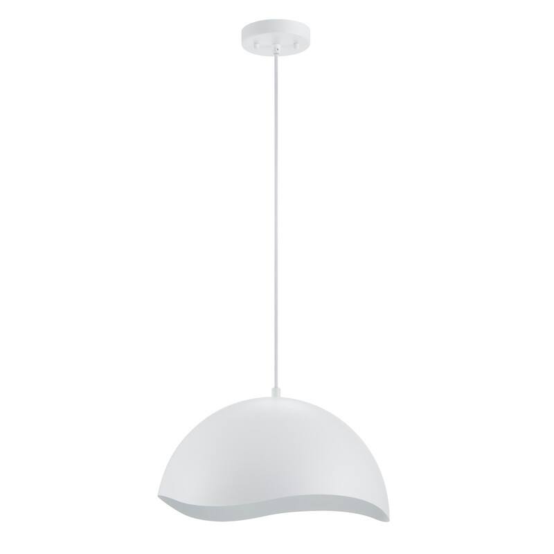 KAWOTI Modern Pendant Light with Metal Shade(Max H81.6")