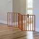 preview thumbnail 6 of 24, 3-Panel Indoor Foldable Dog Gate - 54x24-Inch Wood Freestanding Pet Fence