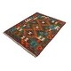 preview thumbnail 2 of 5, Vintage Turkish Kilim Gwenn Hand-Woven Area Rug - 2'0" x 2'11"