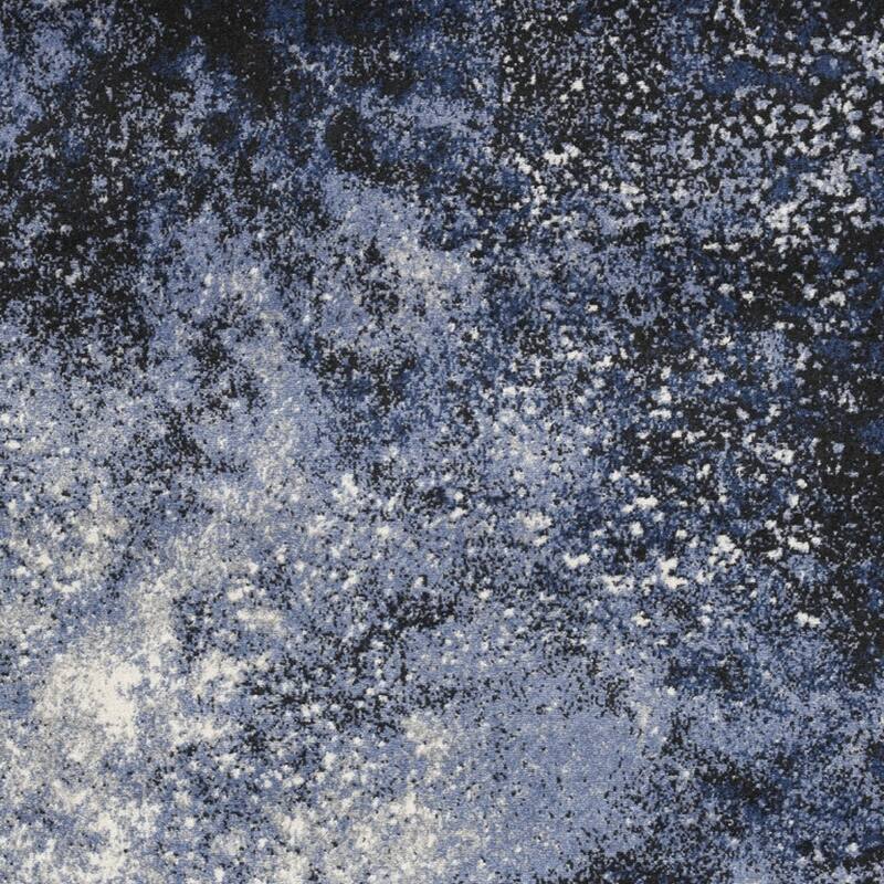 HomeRoots Abstract Modern Rectangle Area Rug - 87.00 in. x 63.00 in. x 0.50 in.