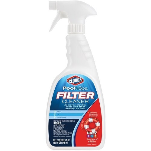 Shop Clorox 57032clx Pool Spa Filter Cleaner 1 Quart