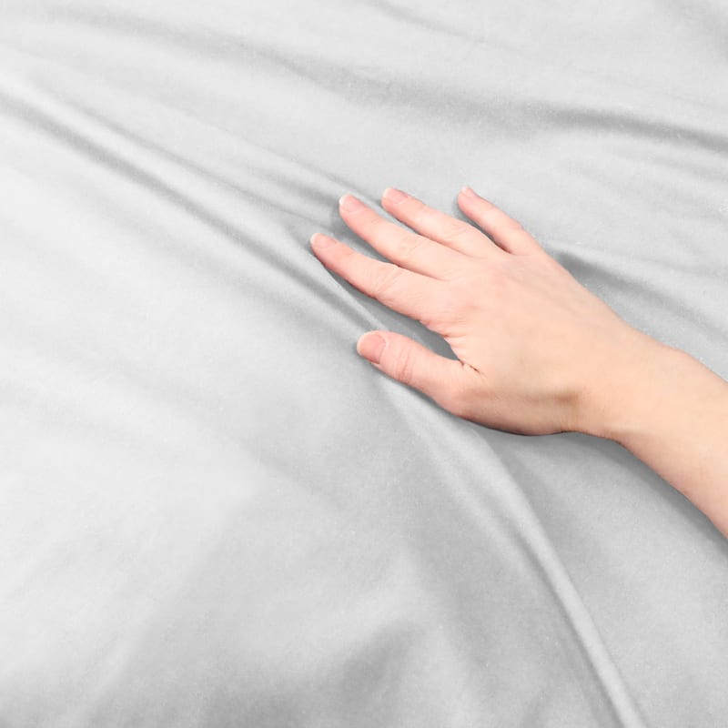 Superior 300-Thread Count Cotton Percale Duvet Cover Set