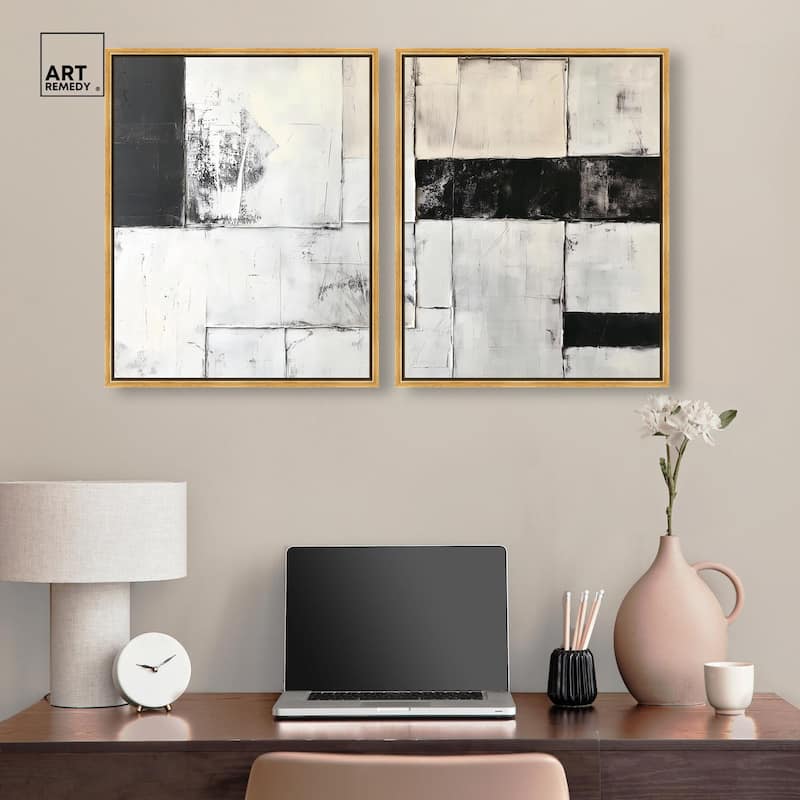 Midnight Canvas Set of 2 by Art Remedy