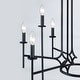 preview thumbnail 6 of 7, KAWOTI 9-Light Black Pendant Light Chandelier - 75.75 H x 32.25'' W