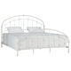 preview thumbnail 26 of 34, Lacey Round Curved Double Top Arches Victorian Iron Bed by iNSPIRE Q Classic Antique White - King