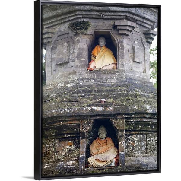 Shop Bali Indonesia Black Float Frame Canvas Art On Sale