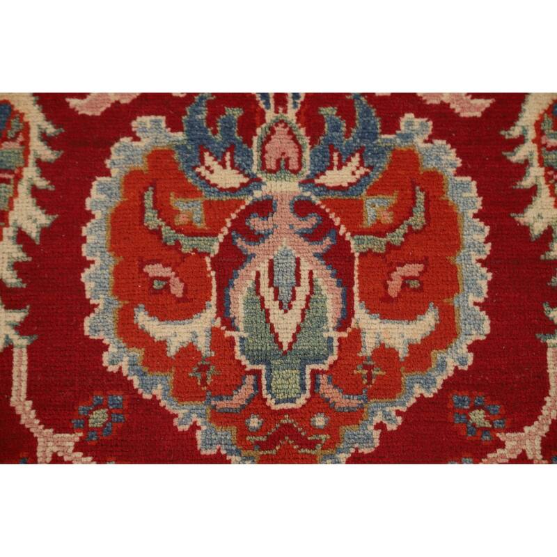 Kazak Oriental Area Rug Handmade Wool Carpet - 6'2" x 9'1"