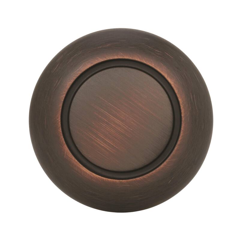 Everyday Heritage 1-1/4 in (32 mm) Diameter Oil-Rubbed Bronze Cabinet Knob - 10 Pack - 1.25
