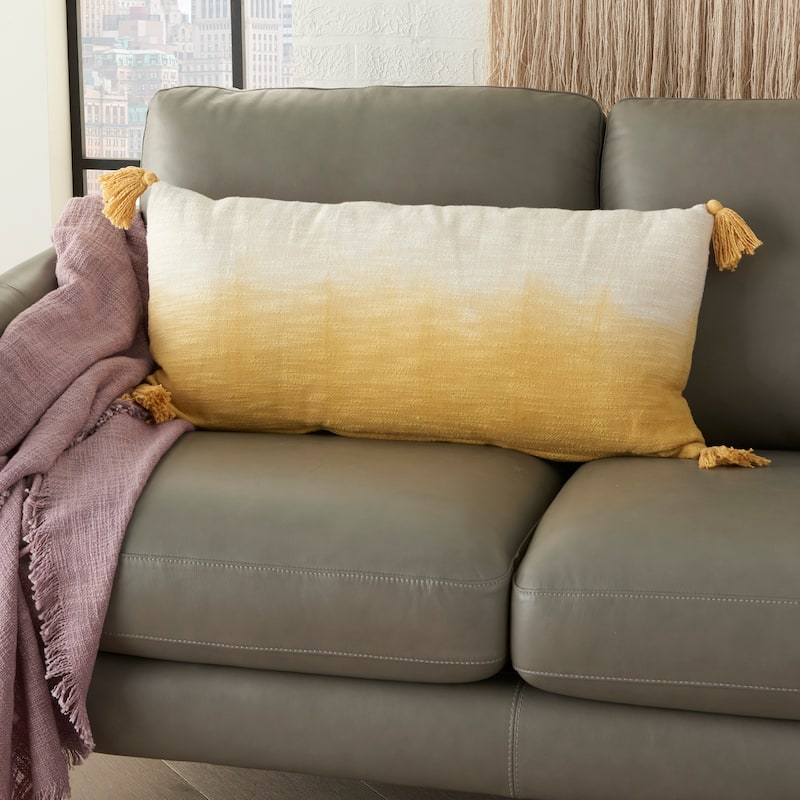 Mina Victory Life Styles Ombre Throw Pillow, (14" x 30")