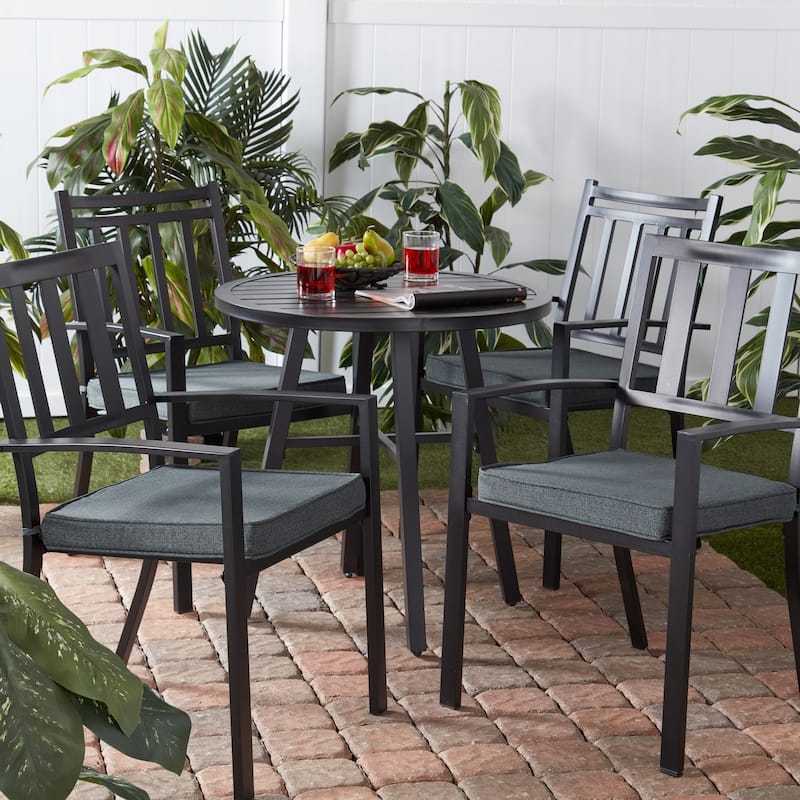 Greendale Home Fashions 18-Inch Square Outdoor Chair Pad (4-Pack)