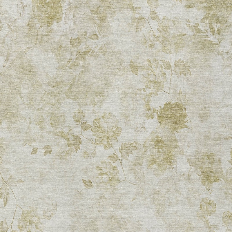 HomeRoots Floral Transitional Rectangle Outdoor Rug