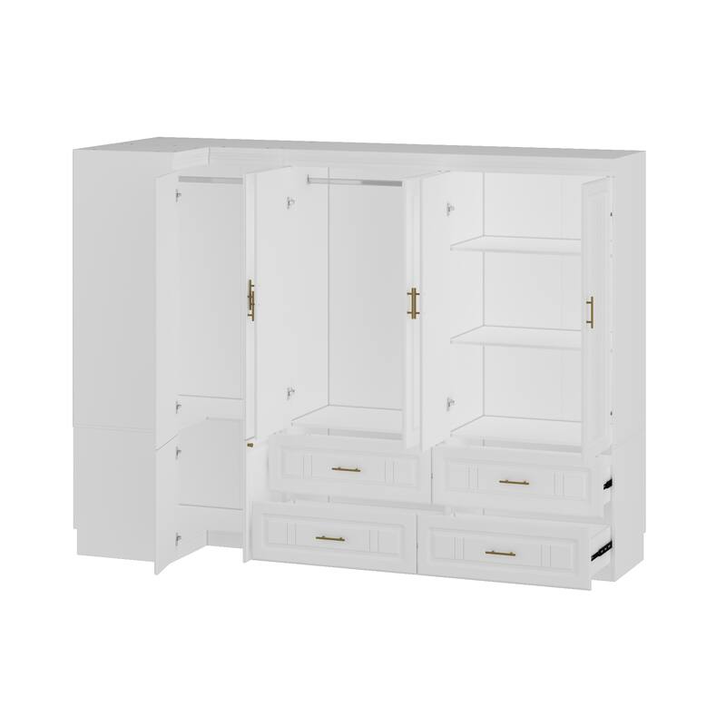 Armoires Wardrobes Hanging Drawers Home Storage Cabinet Combo Dresser
