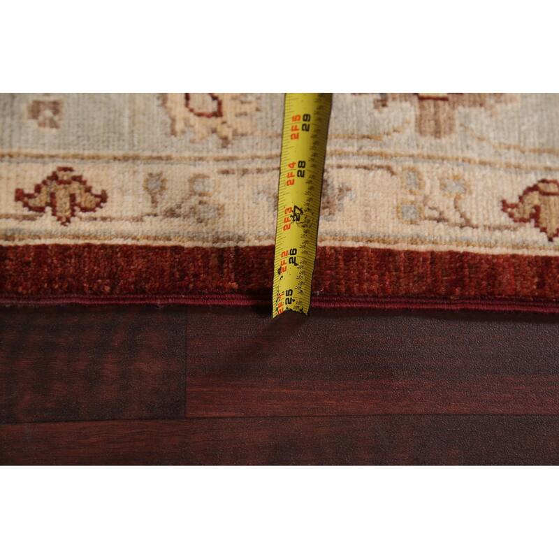 Vegetable Dye Floral Chobi Peshawar Oriental Wool Area Rug Handmade - 6'1" x 9'4"