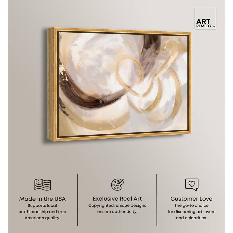 Dreamy Swirls III Canvas by Art Remedy