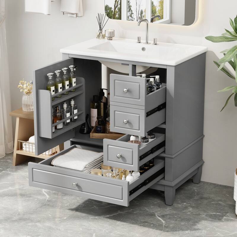 30" Bathroom Vanity with Sink