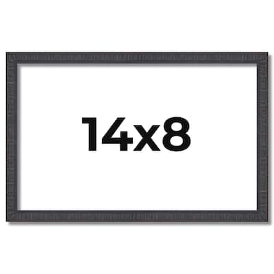 14x8 Frame Brown Solid Wood Picture Frame - Complete Modern Photo