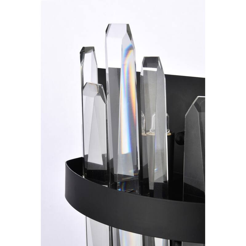 Indigo Home 8 inch crystal bath sconce