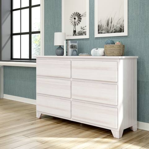 Max and Lily Farmhouse 6 Drawer Dresser