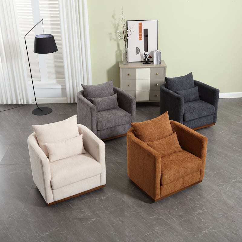 360 degree rotating bucket chair Round casual sofa chair