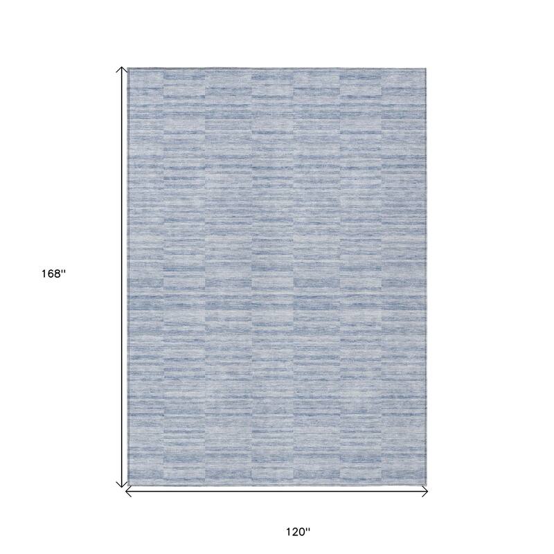 HomeRoots Striped Transitional Rectangle Outdoor Rug