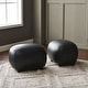 preview thumbnail 83 of 112, KINWELL 23" Wide Faux Leather Upholstered Ottoman Footrest, PU Entryway Footstool