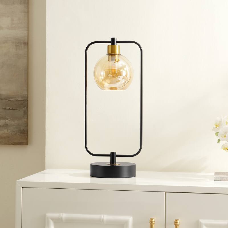 SAFAVIEH Lighting Arlinda 23" Modern & Contemporary Table Lamp - 10" W x 8" D x 23" H - 10Wx8Dx23H