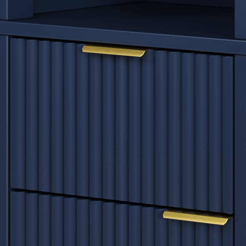 68" H Tall Bathroom Storage Cabinet with Adjustable Shelves and One Drawer & Door, Storage Cabinet for Bathroom, Living Room