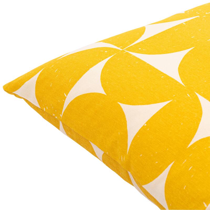Livabliss Sanaya Half Circle Print Geometric Throw Pillow