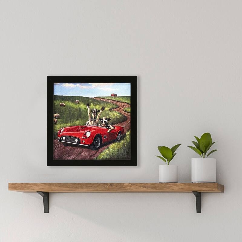 Paragon The Runaways Non-Glass Framed Art - Plastic