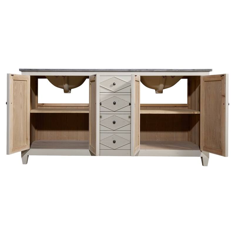 Reclaimed Pine Double Swedish Vanity