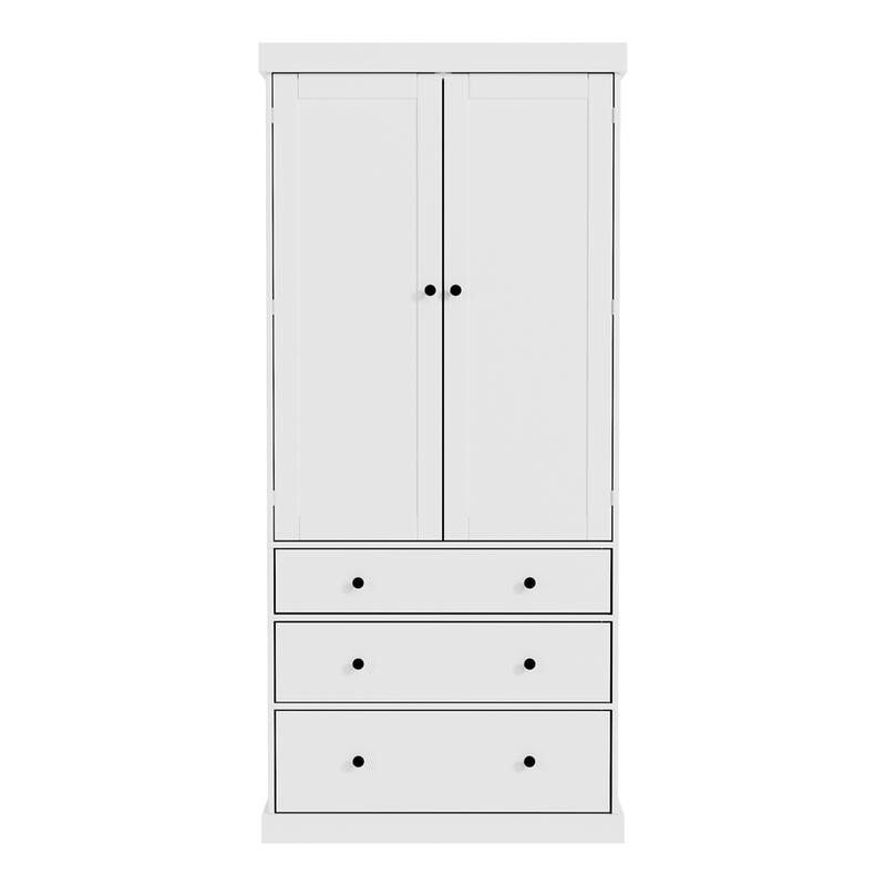 Farmhouse Kitchen Pantry, Freestanding Tall Cupboard Storage Cabinet