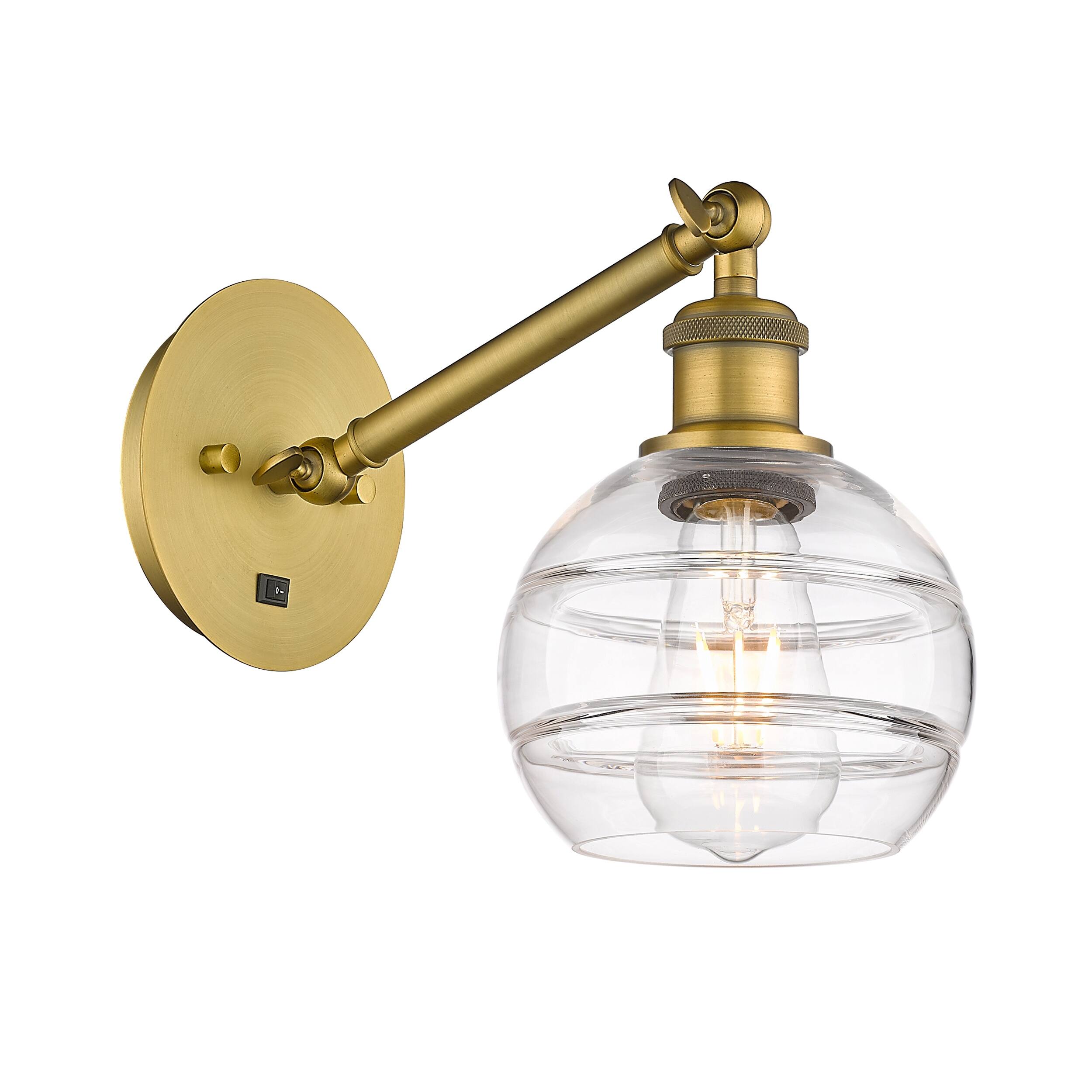 Option Brushed Brass / Clear Shade
