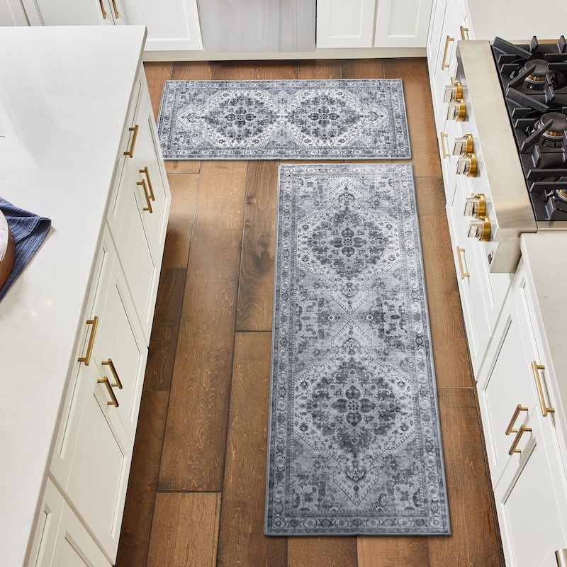 Wyatt & Ash Dream Mink Rugs - 2" x 6' / 2' x 4' - Grey