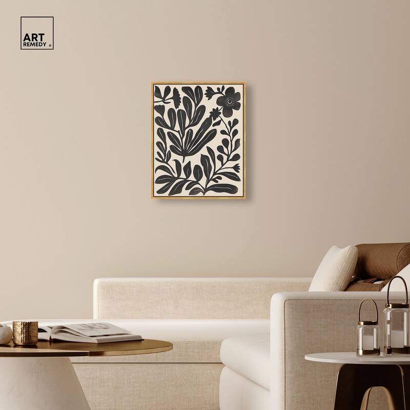 Ebony Eden Essence II Canvas by Art Remedy