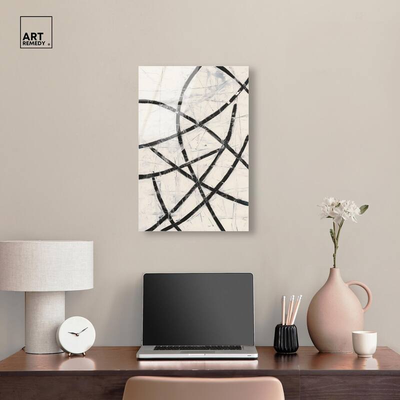 Intersecting Lines I Acrylic by Art Remedy, Ready to Hang