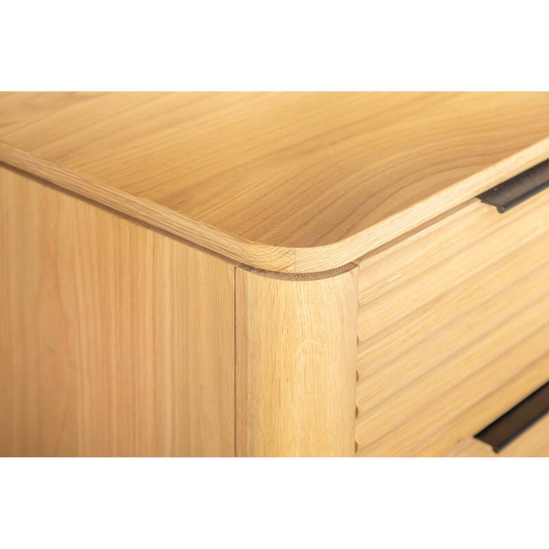 Modrest Seattle Modern Natural Oak Nightstand