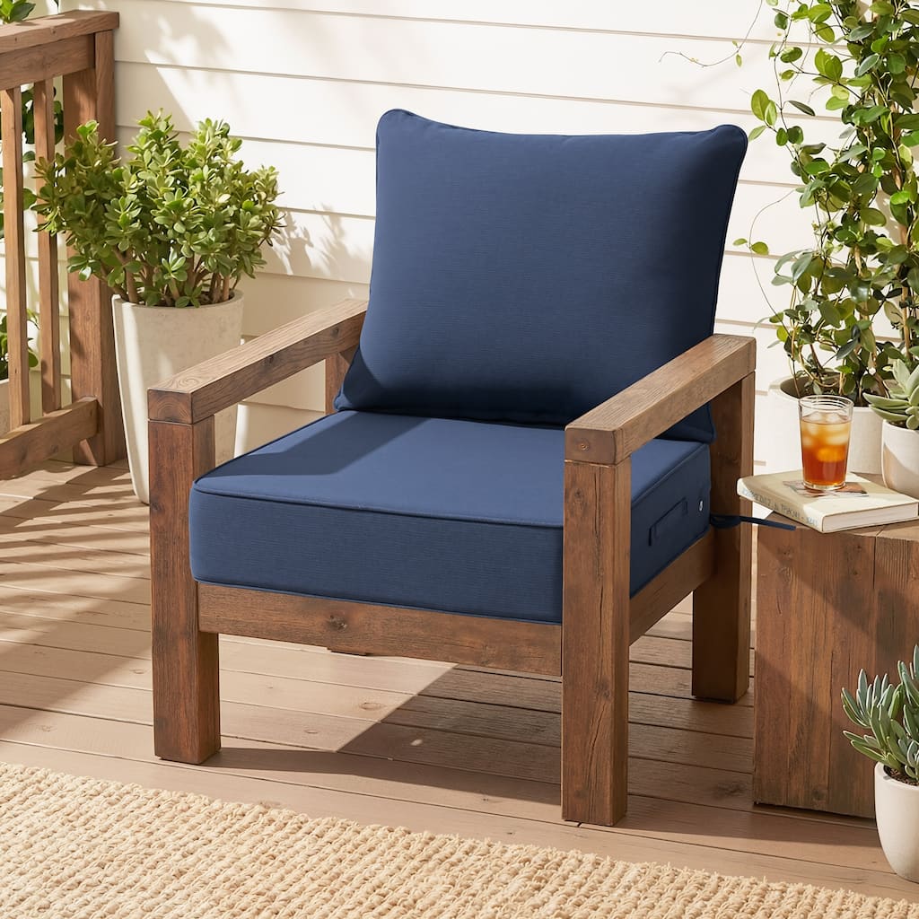 Crestlive Products Outdoor Premium Deep Seat Cushion Set