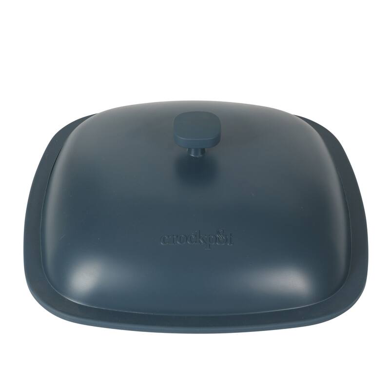 Crock Pot Northvale 5.3 Quart Ceramic Nonstick Sauté Pan with Steamer Basket & Lid, Cast Aluminum Induction Base