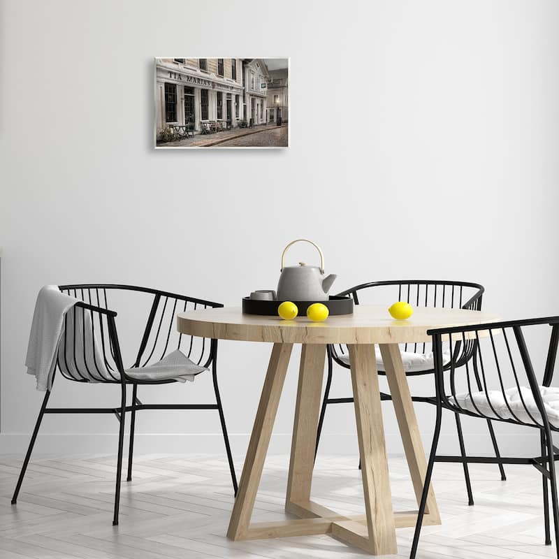 Stupell European Cafe Architecture Wall Plaque Art Design By Robin-Lee Viera