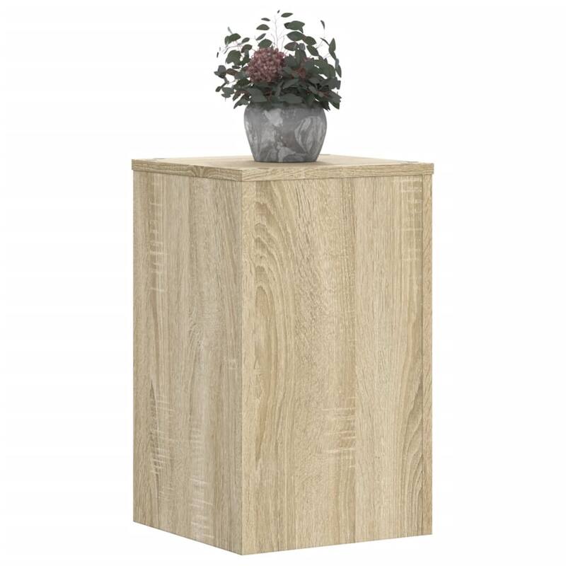 vidaXL Plant Stand Set of 2 Oak Engineered Wood