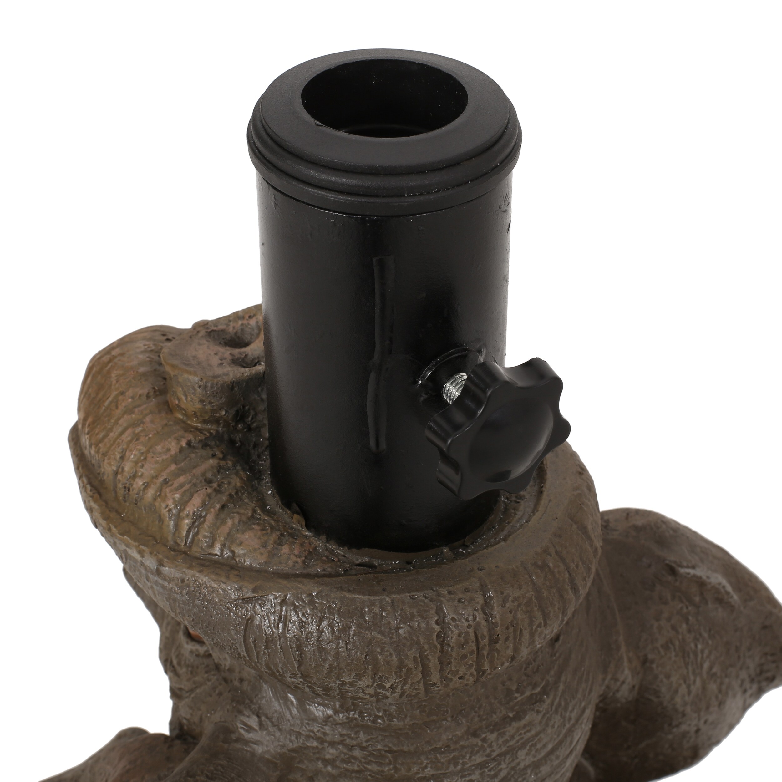 Shop Black Friday Deals On Finchley Elephant Umbrella Base By Christopher Knight Home 13 50 W X 13 50 L X 18 00 H On Sale Overstock 30882783