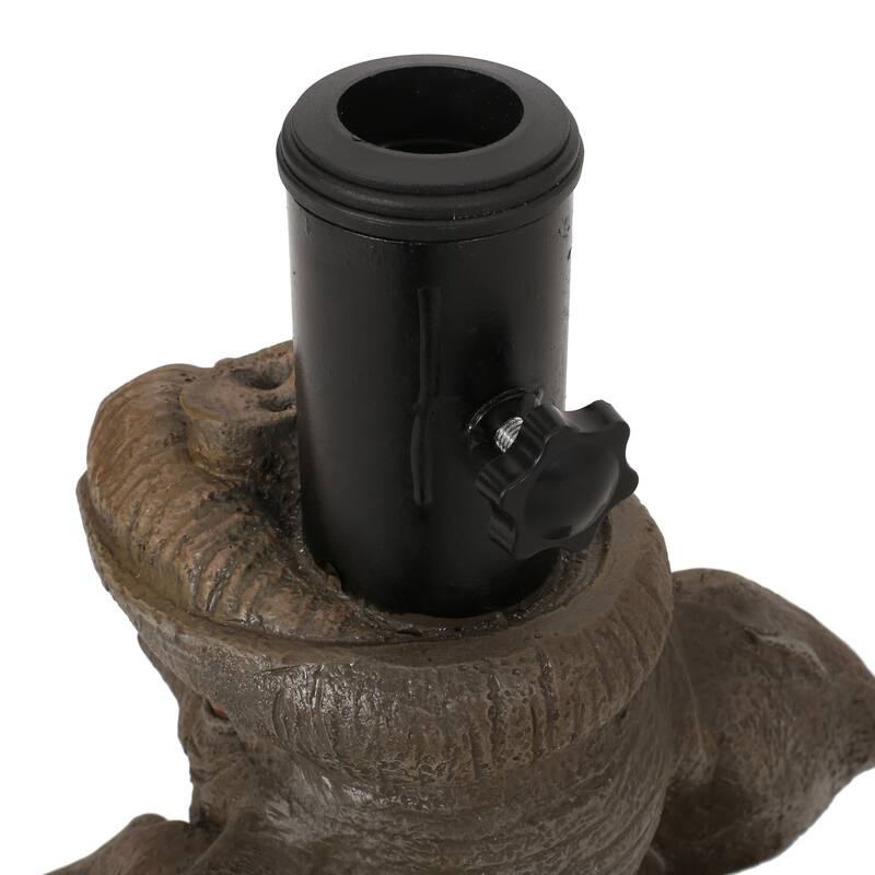 Roomfitters Rabbit/Bear/Elephant Umbrella Base, Decorative Heavy-Duty Patio Stand