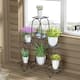 7-Tier Large Metal Plant Stand: Multilayer Flower Planter Pot Storage Shelving