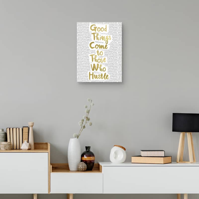 Good Things Come Canvas Art Print