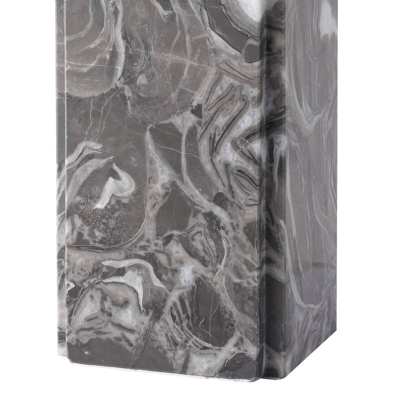 SAFAVIEH Couture Mackenzie Square Marble Table Lamp - 16"W x 16"D x 25"H