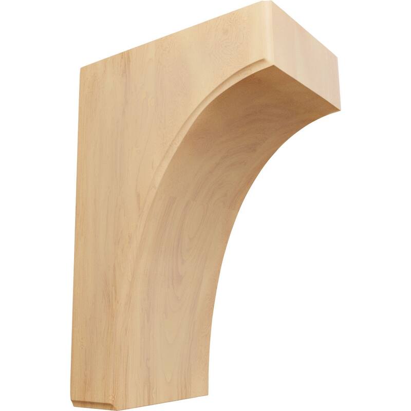 Clarksville Bracket - 5 1/4"W x 8"D x 12"H - Red Oak